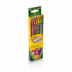 VIVID 12 Crayons De Couleur Twistables Effaçables