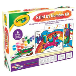 Kit de peinture par numéro - CRAYOLA - 6 gabarits de peinture - Dès 5 ans