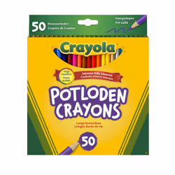Crayola 50 Crayons de couleur, Doux, Multicolore, 50 pièce(s)