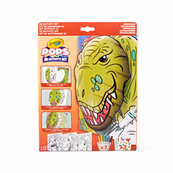 Crayola POPS 3D-Dinosaurs, Kit de dessin pour enfants, 6 an(s)