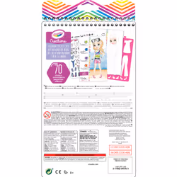 Crayola Creations Fashion Carnet de croquis