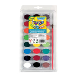 Crayola Peinture à l’eau lavable 24 couleurs