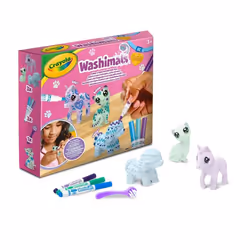 Jeu créatif Crayola Washimals Coffret 3 animaux pastel