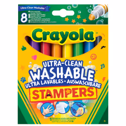 VIVID 8 Mini Stampers Lavables, 3 an(s), Garçon/Fille, États-Unis, Multicolore, 130 mm, 14 mm