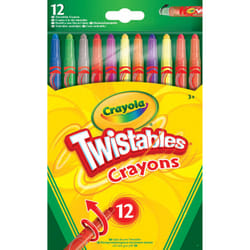 VIVID 12 Crayons À La Cire Rétractables