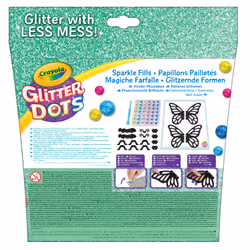 Crayola Glitter Dots - Mosaïques 3D papillon
