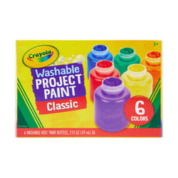 Crayola Washable Project Paint Peinture à l'eau 59 ml 6 pièce(s)