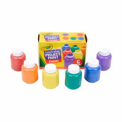 Crayola Washable Project Paint Peinture à l'eau 59 ml 6 pièce(s)