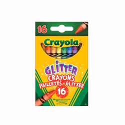 VIVID 16 Crayons Pailletés, 3 an(s), Garçon/Fille, Multicolore, 16 pièce(s), 16 pièce(s), - 16 crayons