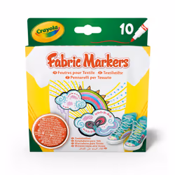 VIVID 10 Feutres Fins pour Tissus