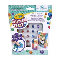 Crayola Gliltter Dots - Recharge, Kit de loisirs créatifs pour enfants, 7 an(s), Non toxique, Couleurs assorties