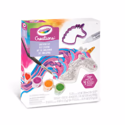 Crayola Coffret de modelage Licorne, Ensemble de pâte à modeler à paillettes pour enfants, 6 an(s), Non toxique, Multicolore