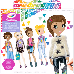 Crayola 04-1178, 40 pages, Fille, Autocollants inclus, Kit d'images à colorier