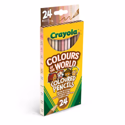 Crayola Couleurs du Monde - 24 crayons de couleur