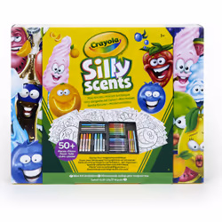 Crayola Coffret de coloriage Silly Scents, 20 pages, Garçon/Fille, Marqueur inclus, Kit d'images à colorier, Crayons gras inc ...