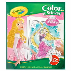 Crayola 04-0202, 48 pages, Fille, Autocollants inclus, Kit d'images à colorier