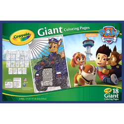 VIVID Pat'Patrouille - Pages Géantes à Colorier, 3 an(s), Garçon/Fille, Multicolore, Paw Patrol, 1 pièce(s), - 1 cahier de 18 ...