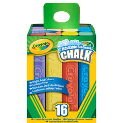 Crayola 16 Craies de trottoir lavables