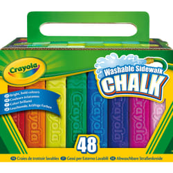 Crayola 48 Craies de trottoir lavables