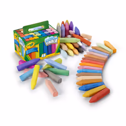 Crayola 48 Craies de trottoir lavables