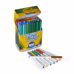 Crayola 100 Feutres pointe supertips