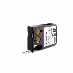 DYMO Étiquettes en vinyle multi-usages, Noir sur blanc, Noir, Transfert thermique, Vinyl, Belgique, -40 - 60 °C