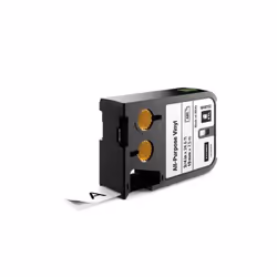 DYMO Étiquettes en vinyle multi-usages, Noir sur blanc, Noir, Transfert thermique, Vinyl, Belgique, -40 - 60 °C