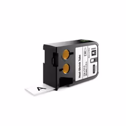 DYMO Gaines thermorétractables (continues), Noir sur blanc, Noir, Transfert thermique, Belgique, UL 224, MIL-M-81531, MIL-STD ...