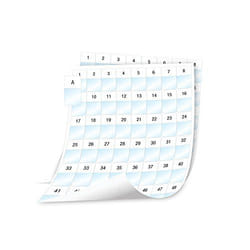 DYMO Étiquettes d’enrobage de câbles/fils plastifiées XTL (feuilles d’étiquettes)