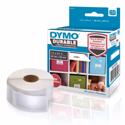 DYMO LW - Étiquettes résistantes LW - 25 x 54 mm - 1976411, Blanc, Imprimante d'étiquette adhésive, Polypropylène (PP), Perma ...
