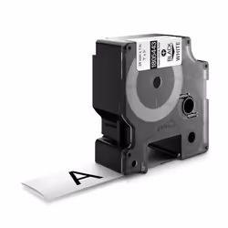 DYMO Bagues Thermorétractables IND - 24mm x 1,5m, Noir sur blanc, Multicolore, -55 - 135 °C, UL 224, MIL-STD-202G, MIL-81531, ...