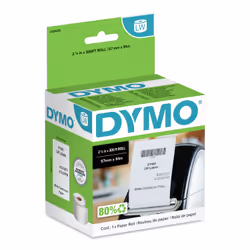 DYMO Rouleaux de papier continu ® LabelWriter™ FSC™ - 57 x 91m, Imprimante d'étiquette non-adhésive, DYMO, Forest Stewardship ...