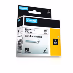 DYMO 24mm RHINO Self-Laminating Vinyl tape ruban d'impression - Vue supplémentaire 4