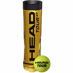 Tube balles de tennis Head Tour XT (x4)