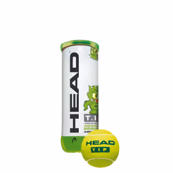 HEAD T.I.P. GREEN, Balles play+stay stage 3, Vert, 3 pièce(s), Adolescence, 18 m, Canette (emballage)