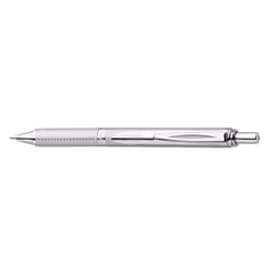 Pentel Energel Sterling, Stylos rétractables à encre gel, Noir, Acier inoxydable, Métal, Ambidextre, 0,35 mm