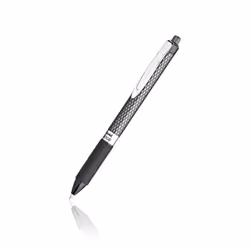 Pentel K497-A, Stylos rétractables à encre gel, Noir, Noir, Gris, Moyen, Rond, 0,7 mm