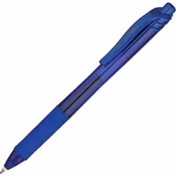 Pentel BL110-C, Stylos rétractables à encre gel, Bleu, Bleu, 1 mm