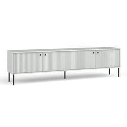 Meuble TV 4 Portes blanc mat Iris