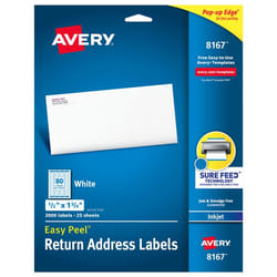 Avery 8167 Blanc Etiquette auto-adhésive