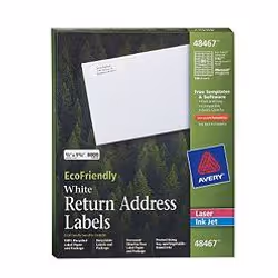 Avery 48467, Blanc, 0.5 x 1.75", 8000 pièce(s)