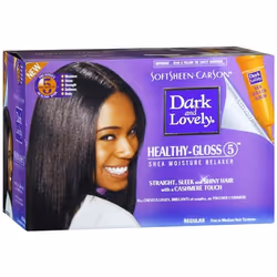 Dark and Lovely No-Lye Conditioning Relaxer System, Femmes, Cheveux fins, Cheveux normaux, Brillant, Adoucissant, Aqua/Water, ...