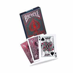 Bicycle METALLUXE CRIMSON RIDER BACK carte de jeu