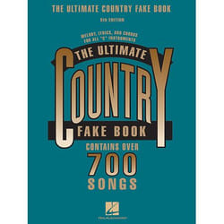 Hal Leonard The Ultimate Country Fake Book – 5th Edition livre Musique Anglais