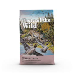 Taste of the Wild Lowland Creek croquette pour chat 6,6 kg Adulte Poulet, Canard, Patate douce, Turquie