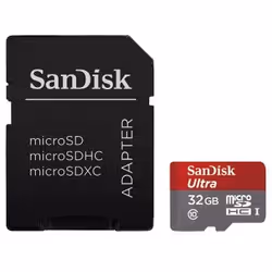 SanDisk microSDHC Ultra 32GB 32 Go UHS-I Classe 10