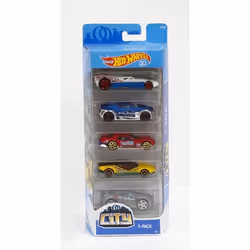Hot Wheels Coffret De 5 Vehicules, Ensemble de véhicules, 3 an(s), Couleurs assorties