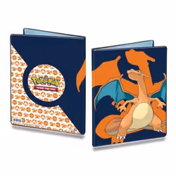 Ultra PRO 9-Pocket Portfolio Glurak, Support de carte, Bleu, Orange