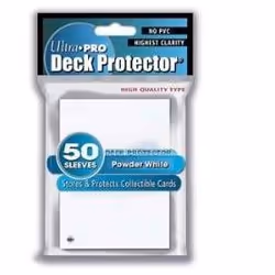 Ultra PRO CAA-DPPW, Protège-carte, Blanc, 50 pièce(s)