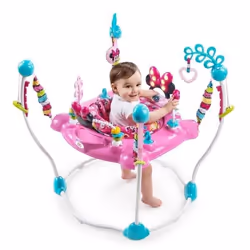 Trotteur Aire dÉveil à Rebonds Minnie - Rose - Sons et Lumières - DISNEY BABY